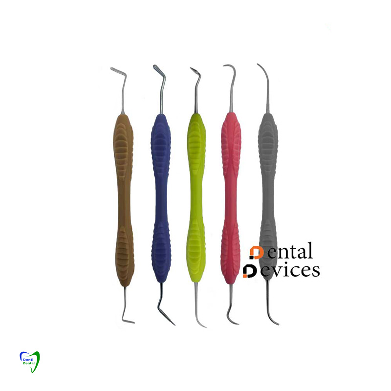ست قلم کامپوزیت سیلیکونی سولو دنتال دیوایس مدل LM (DD-026-001)
